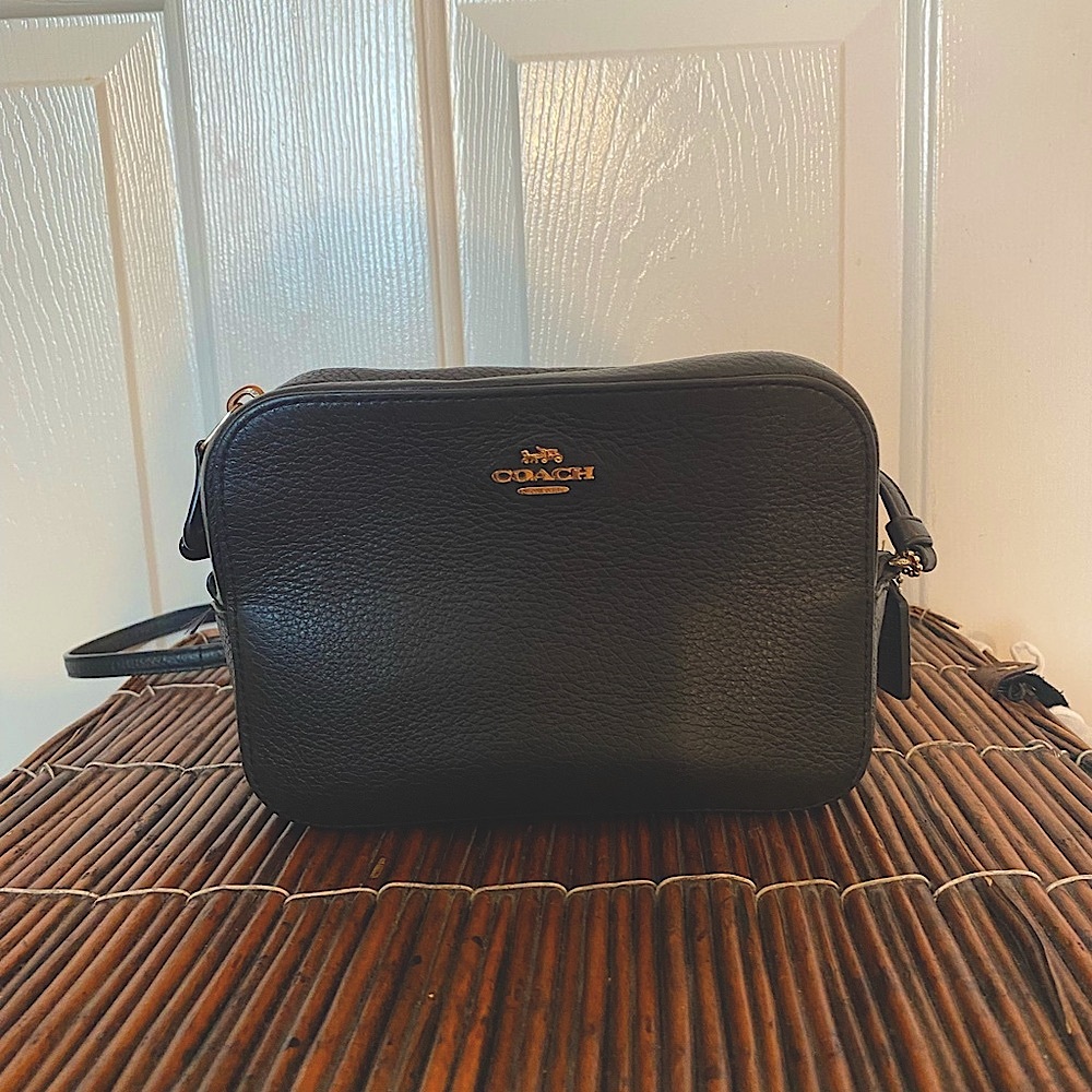 Coach Black Leather Women’s Crossbody Bag